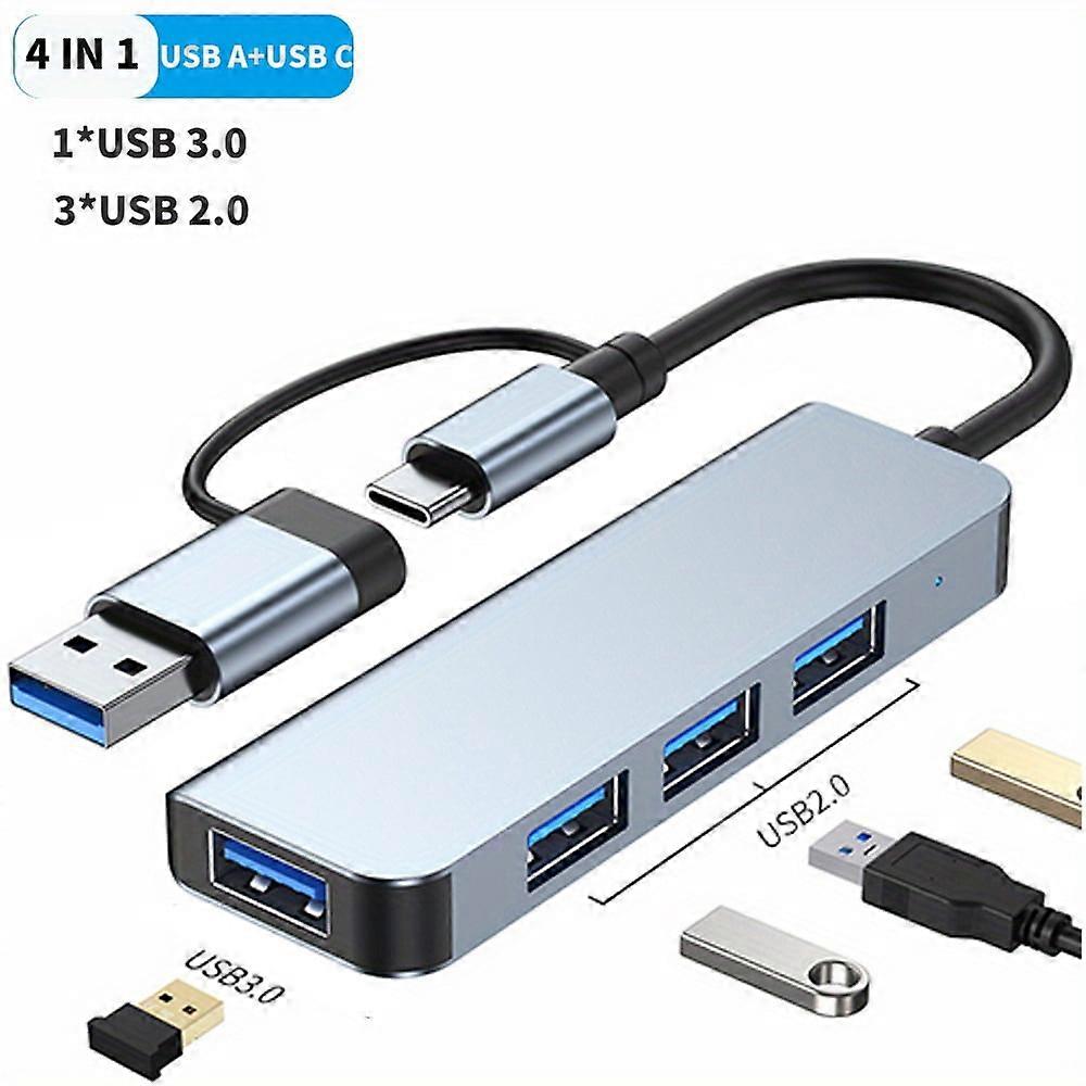 8-in-1 USB C Hub 4-in-1 Adapter 7-in-1 Multiport Dock with Splitter, Card Reader, USB 3.0/2.0, RJ45, PD 87W, SD/TF Compatible with MacBook, iPad,