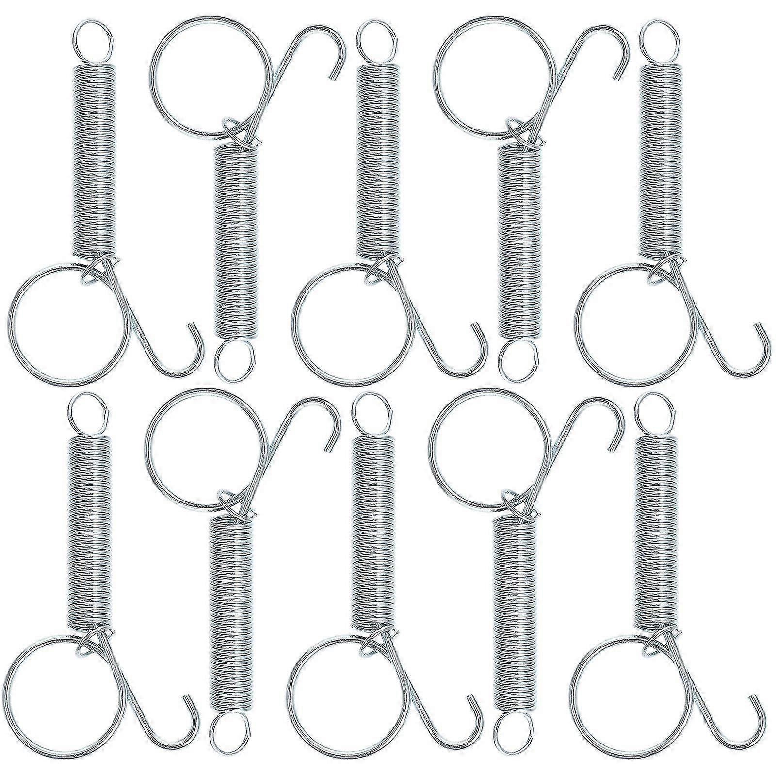 10 Pcs Spring Cage Door Latch Door Spring Hook Rabbit Cage Door Spring Hook