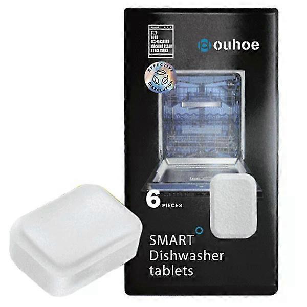 Dishwasher Tablets Remove LimescaleOdor for Dishwasher Cleaning  6pcs Per