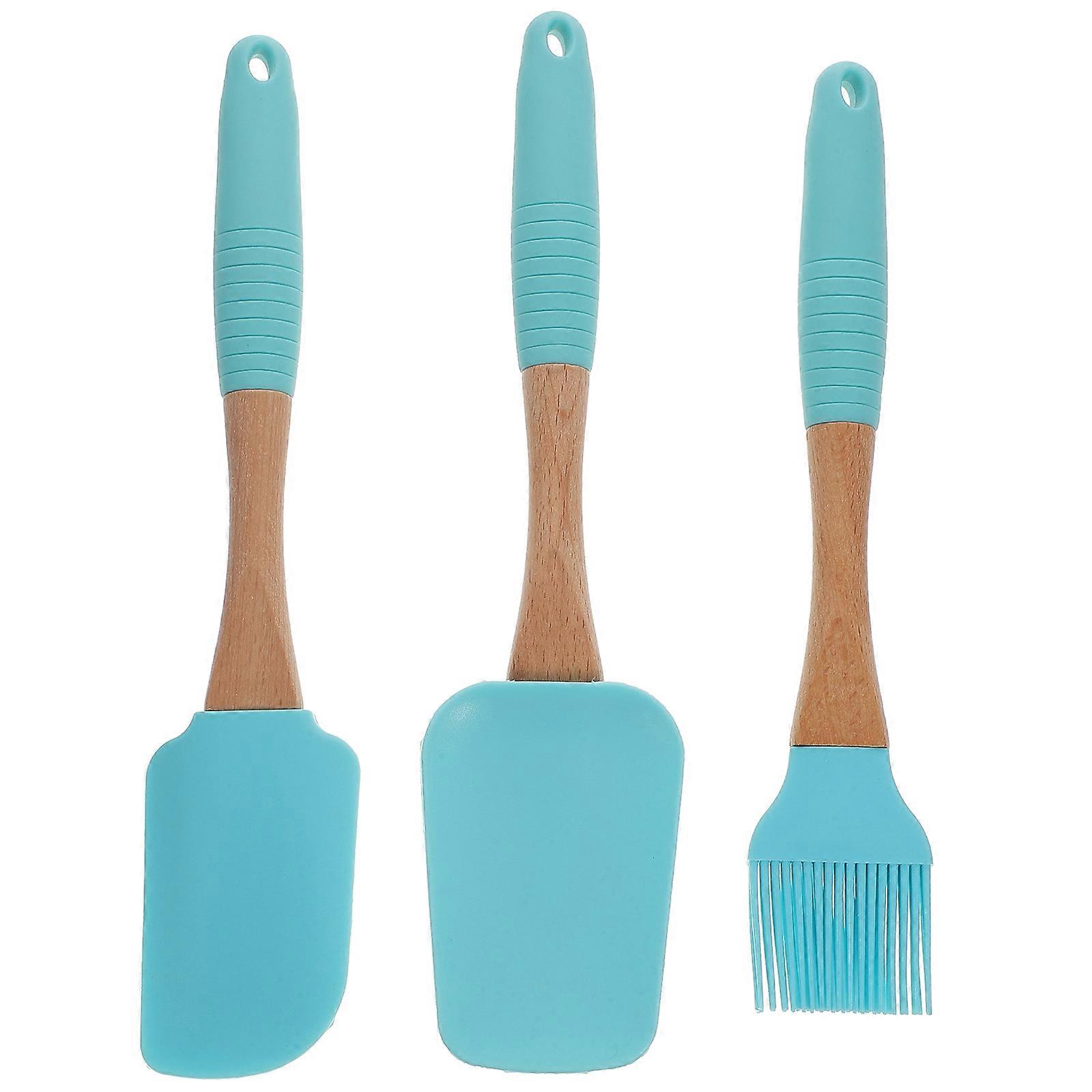 Pastry Brush Set Baking Utensil Silicone Ergonomic Handle 1 Set