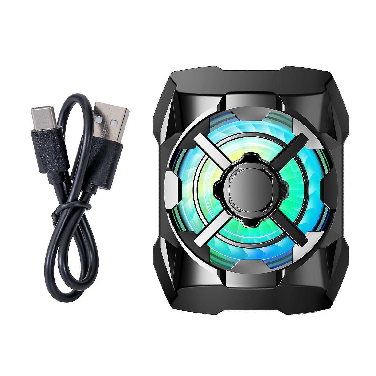 3 Speed Adjustable Phone Cooling Fan for Game Live Low Noise Heat Sink Phone Cooling Fan for 15 14 Multicolor