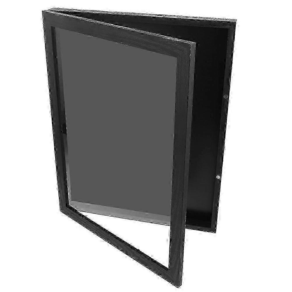 Shirt Display Frame: Wooden Sports Uniform Case Shadow Box Frame for Basketball Football Baseball Shirts - Display Box for Memorabilia and C