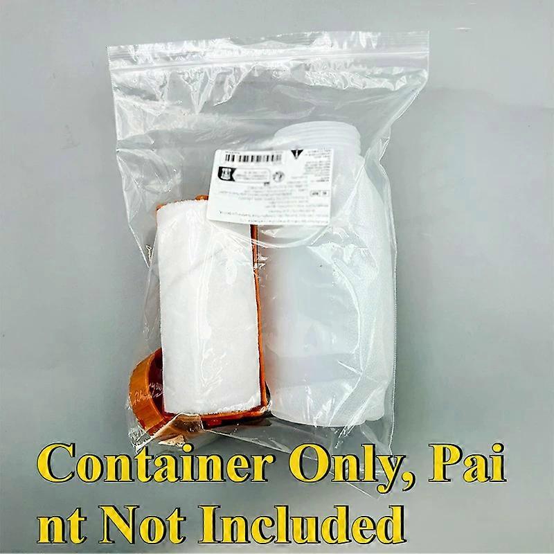 1pc ProArt Reusable 4-Inch Paint Roller Brush - Wall Repair and Touch-Up Tool(Container Only, Paint Not Included)