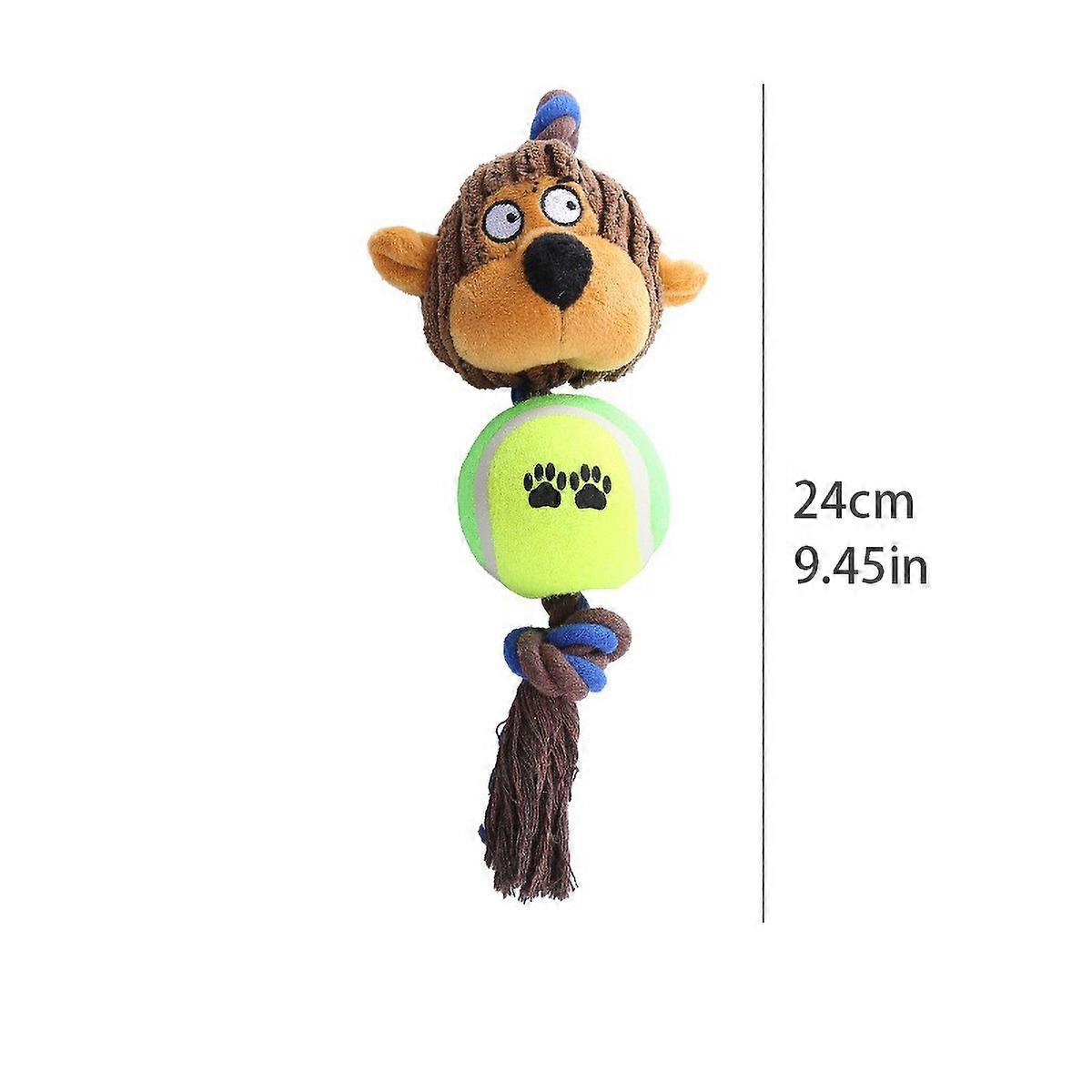Sound making plush dog toy pet chew play artifact soft and skin friendly with built-in sound to stimulate dog interest