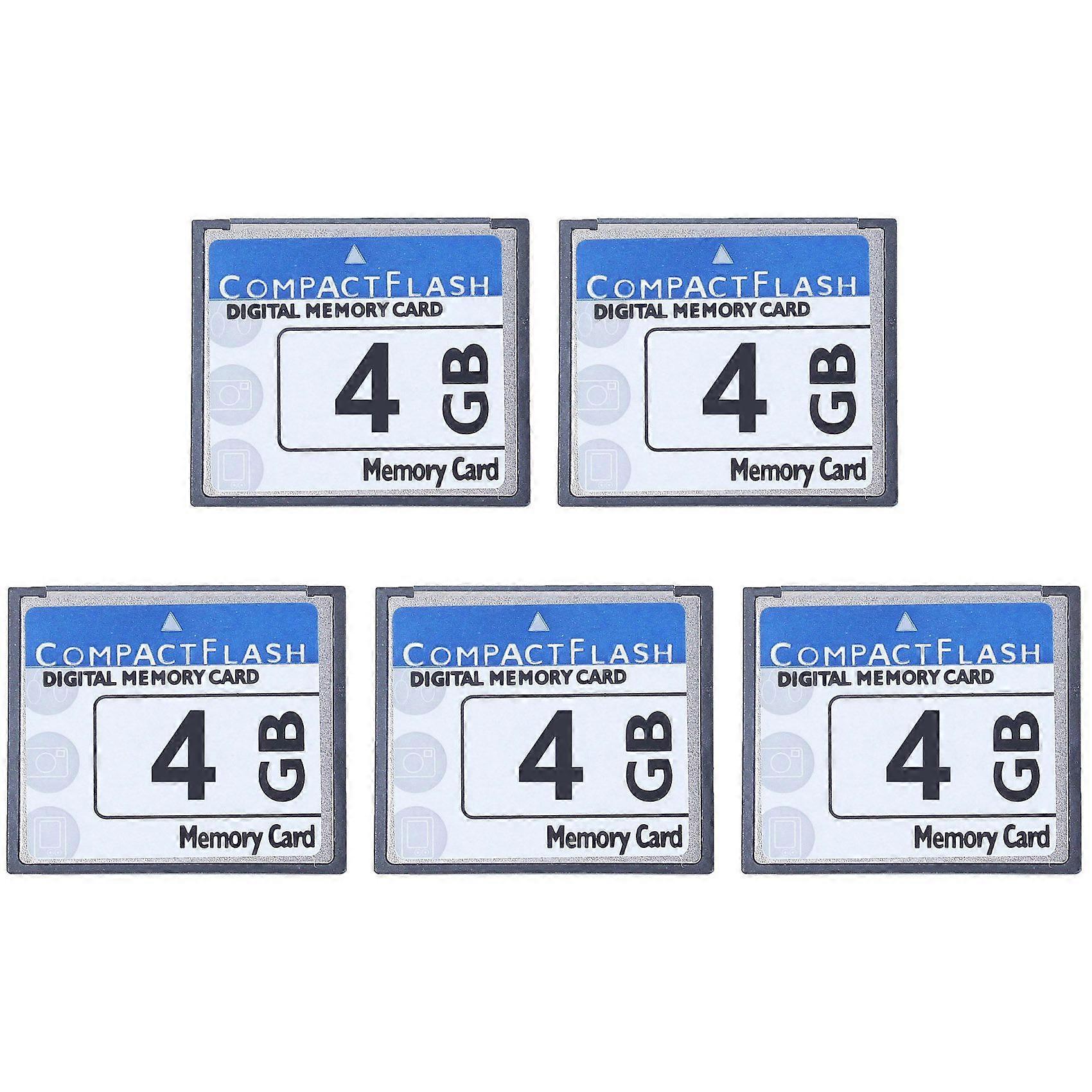5X Professional 4GB Compact Flash Memory Card for Camera, Advertising Machine, Industrial Computer Card