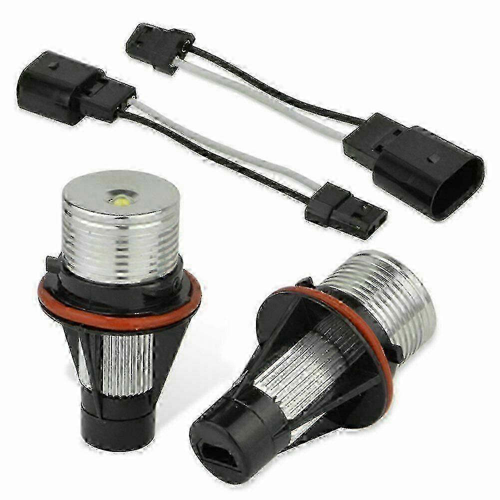 2 Pack Led Angel Eye Marker Light Bulbs for BMW E39 E53 E60 E61 E63 E64 E65 E66 E87 525i 530i Xi 545i M5_TJ