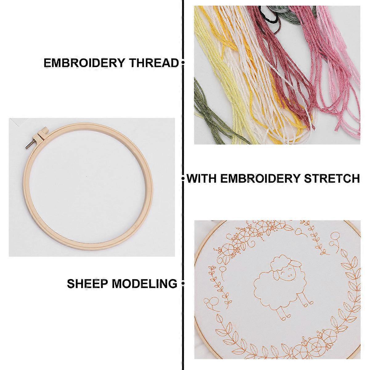 Embroidery Starter Kit 1 Set Designed For Beginners Involved In DIY Art Projects With Durable Material