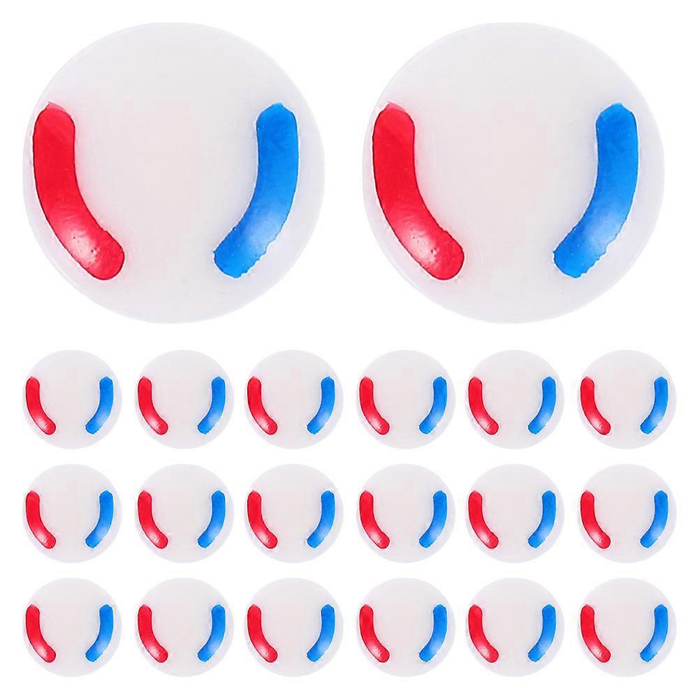 Hot Cold Indicator Faucet Water Temperature Buttons for 50Pcs Faucet Handles