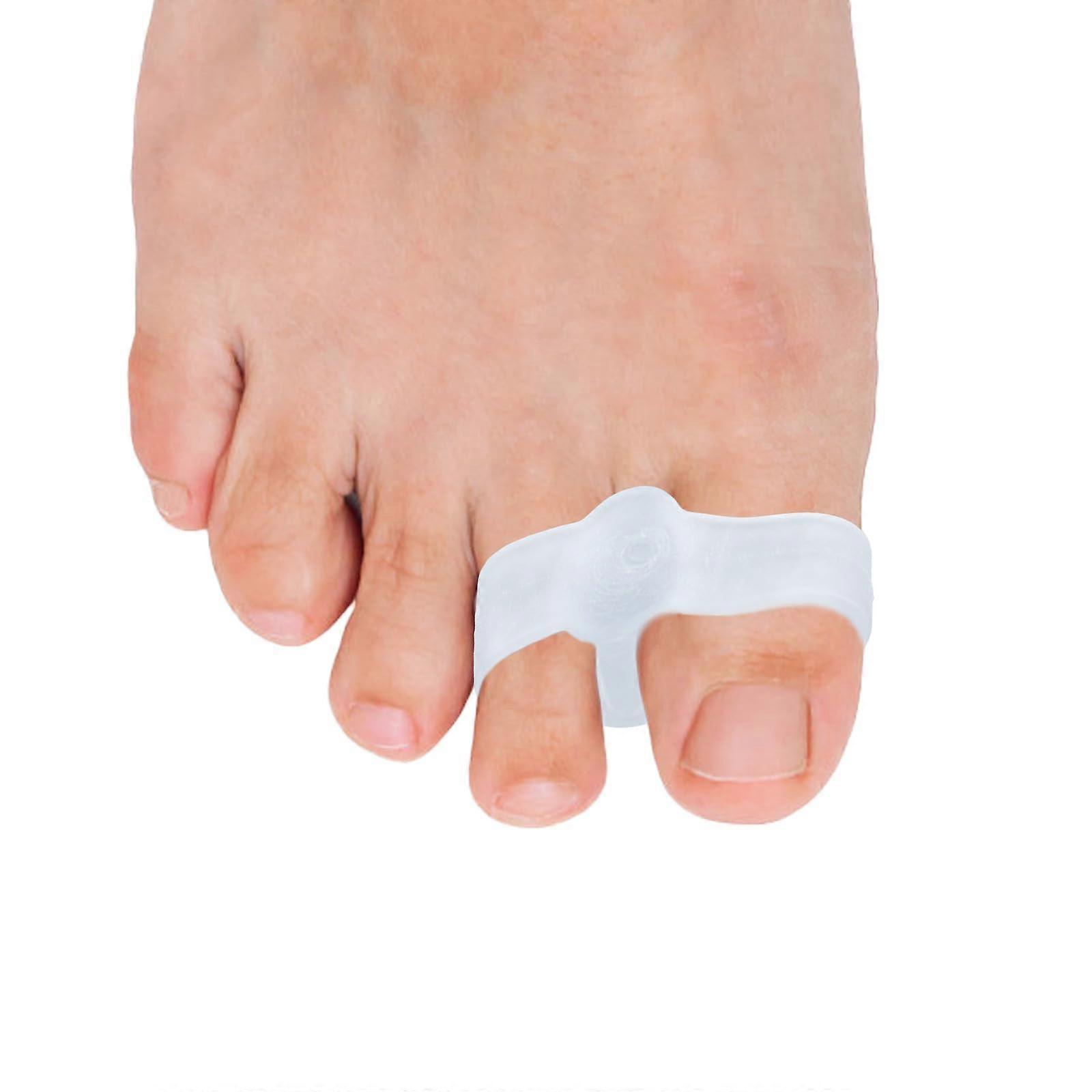 8 Pack Silicone Toe Separators for Overlapping Toes, Soft Gel Spacers for Men and Women Alignment