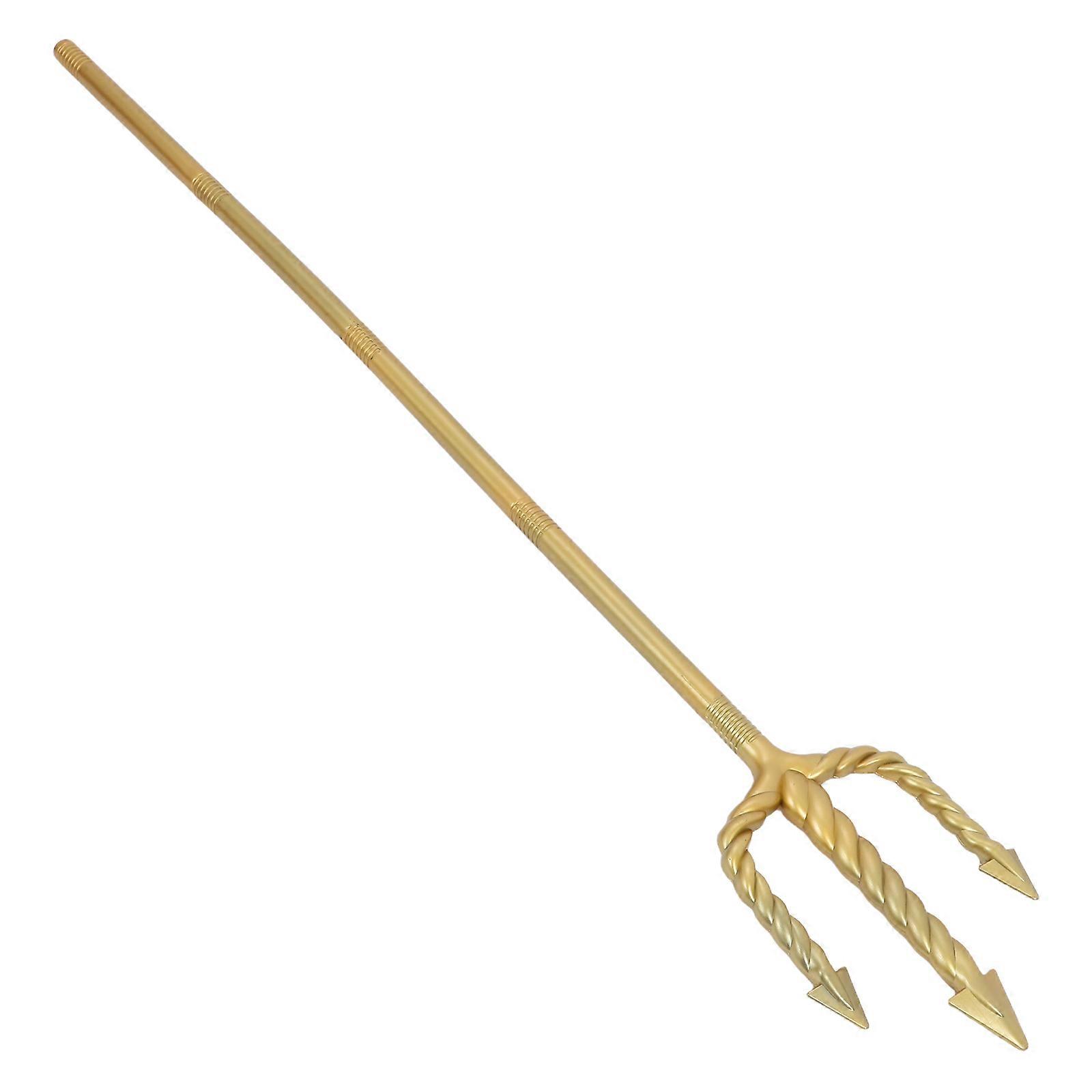 Halloween Pitch Fork Trident Prop for Costume Party Plastic Accessory