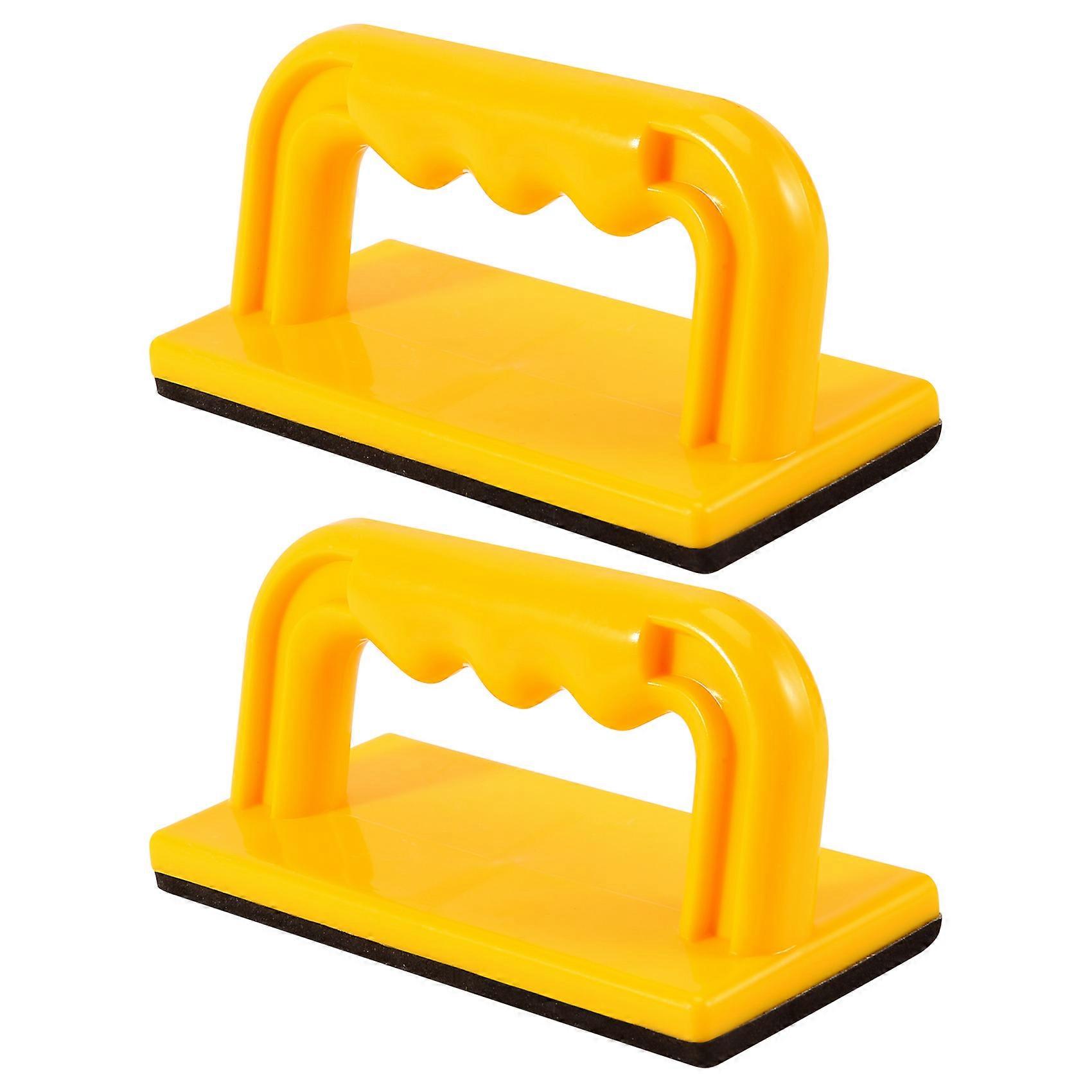 2Pcs Wood Cutting Push Up Stick Block Table Parts Handle for Cutting on Jointer, Table Saw-Straight