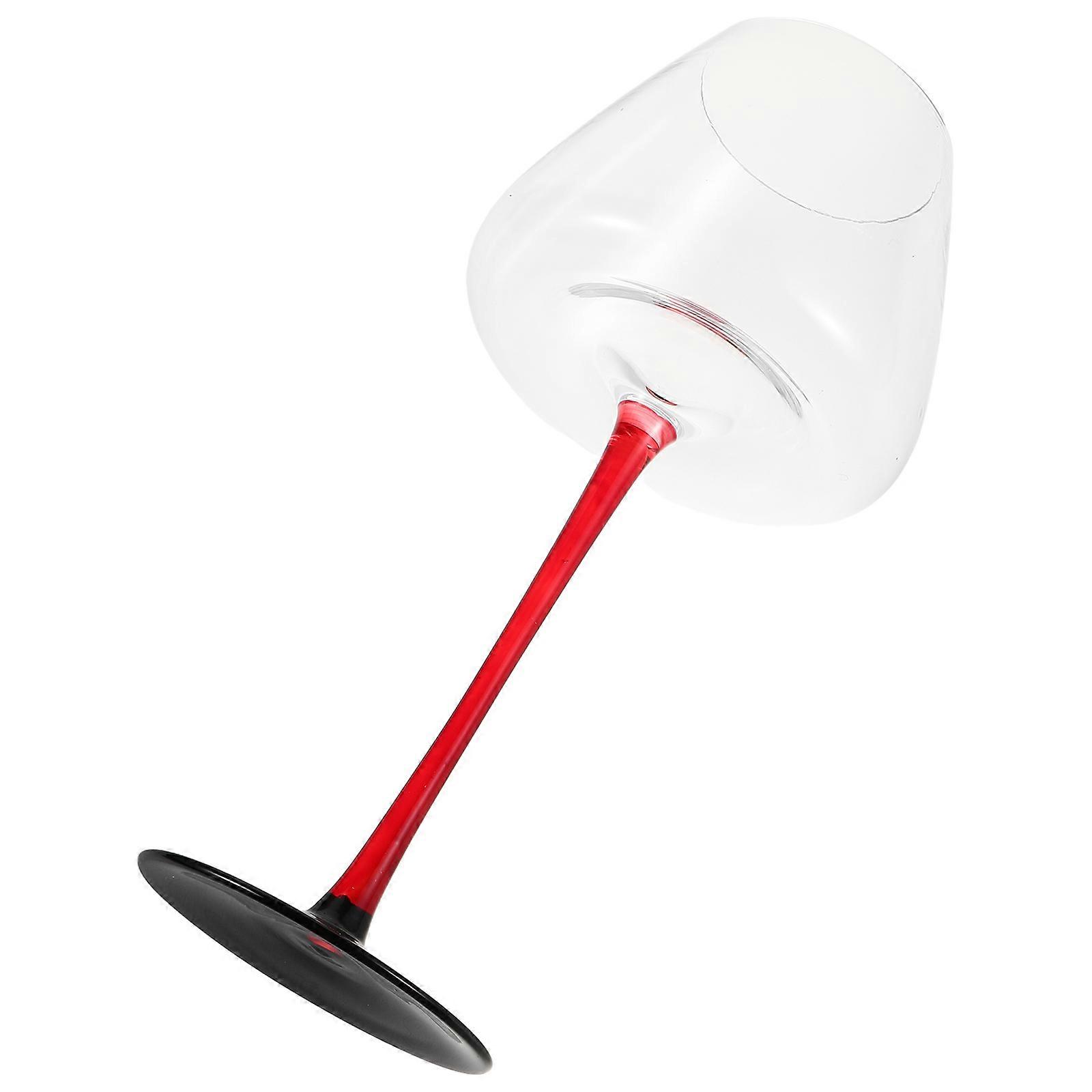 Red Wine Glasses Burgundy Crystal Stemware for Wine Tasting