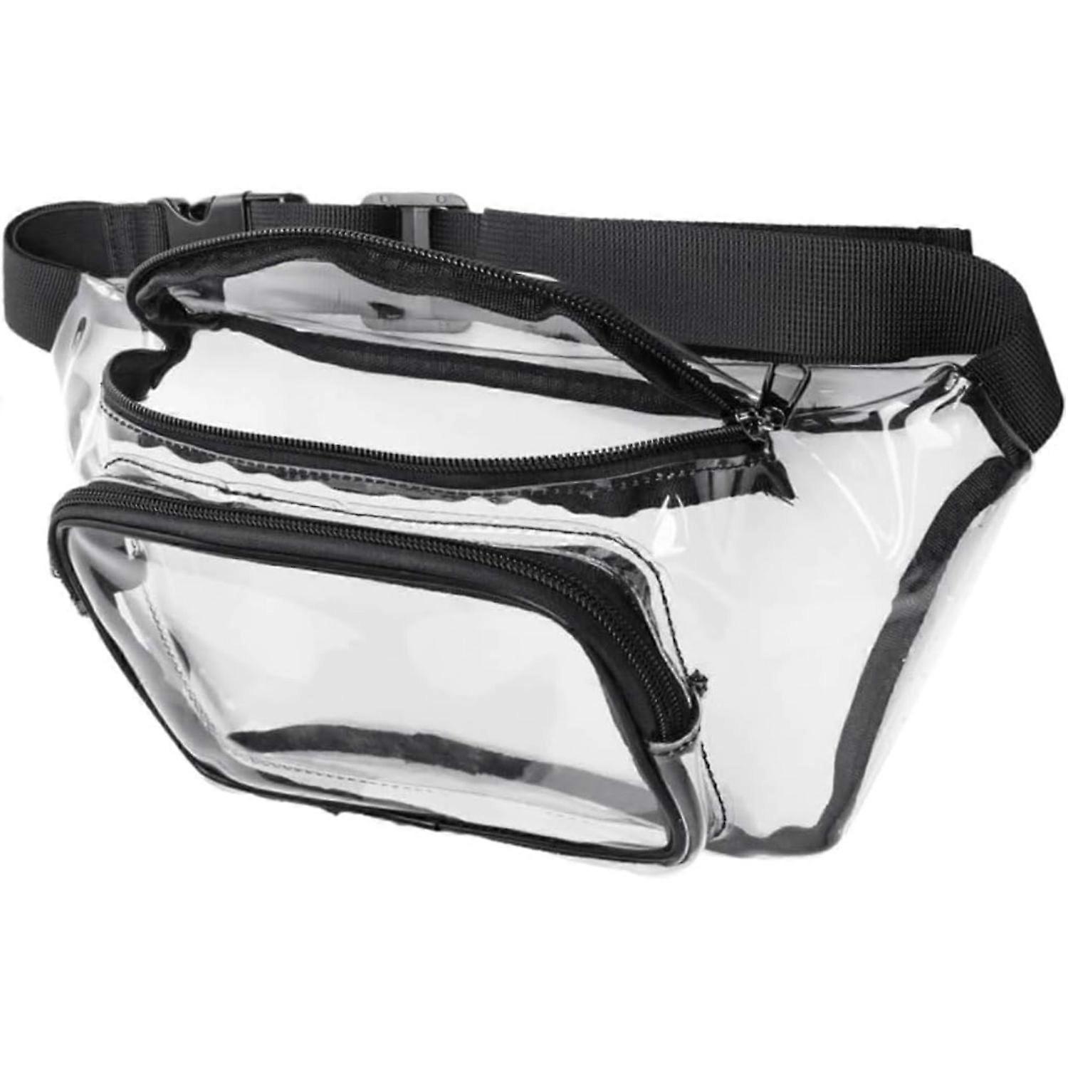 1pc Transparent Fanny Pack Bags Cell Phone Crossbody Outdoor Waist Bag Clear Bag for Stadium Events Phone Bag Men Crossbody Bag Waterpro（Y07