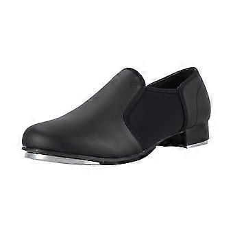 Linodes Unisex Synthetic Leather Slip On Tap Shoe Dance Shoes for Women and Men