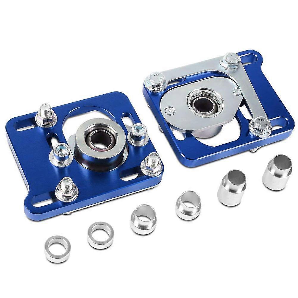 Front +/- 2.5 Adjustable Camber Caster Plates Coilover Alignment Kit for 4th Gen 1994-2004 Accessori