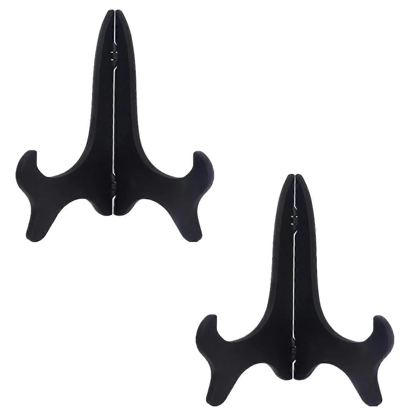 2PCS Wooden Picture Stands for Photos and Art with Stable Upright Display and Dual Holder Set