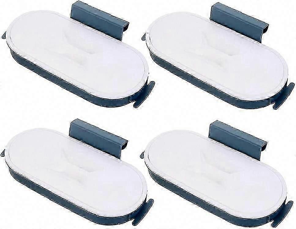 10Pcs Clear Adhesive Hooks - 15kg Hold-JJ