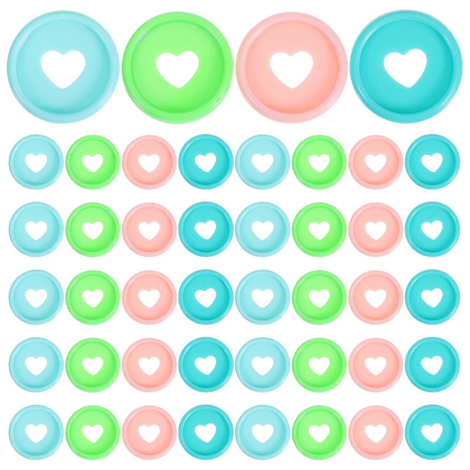 80pcs Binder Discs Notebook Binding Discs Planer Binding Discs Loseblatt-Bindescheiben