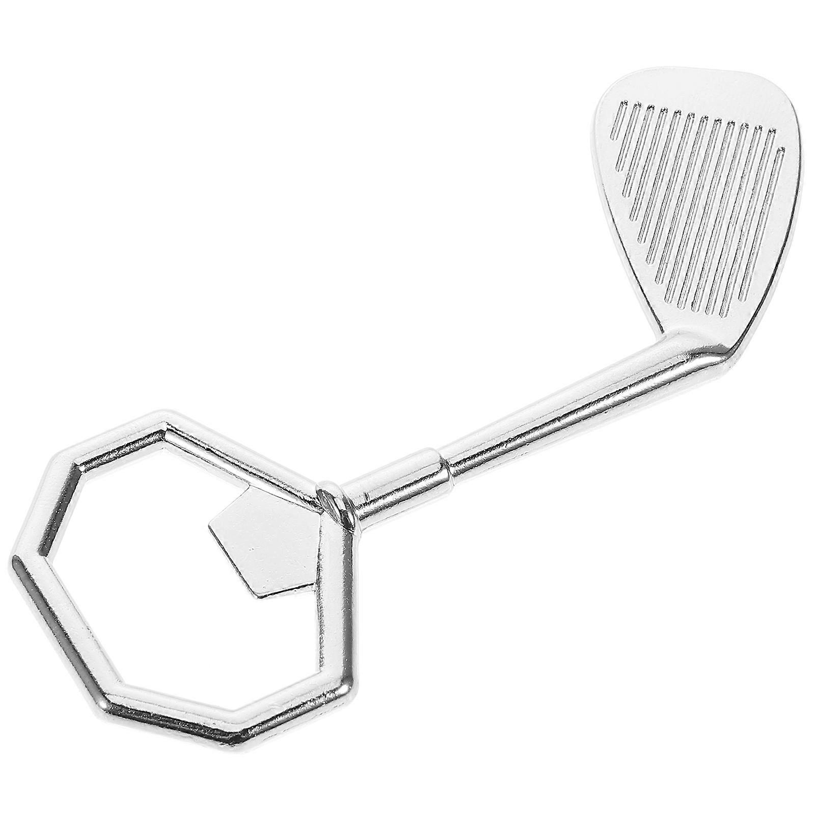 Golf Bottle Opener Unique Tool for Bottle Opening Silver Metal