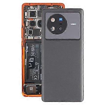 For vivo X80 Battery Back Cover with Camera Lens Cover(Black) 25-26