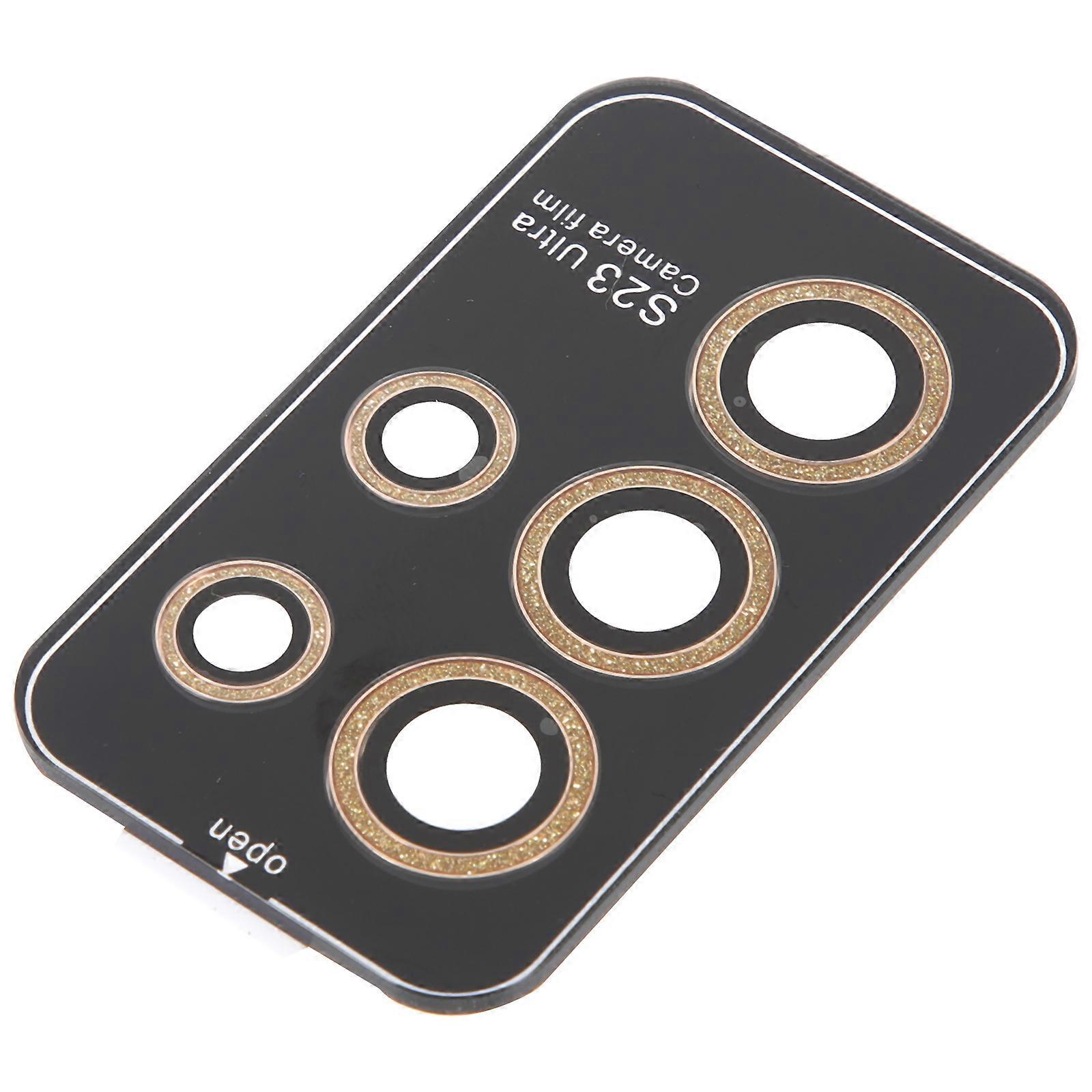 Camera Lens Protective Cover Tempered Glass for Camera Black Material