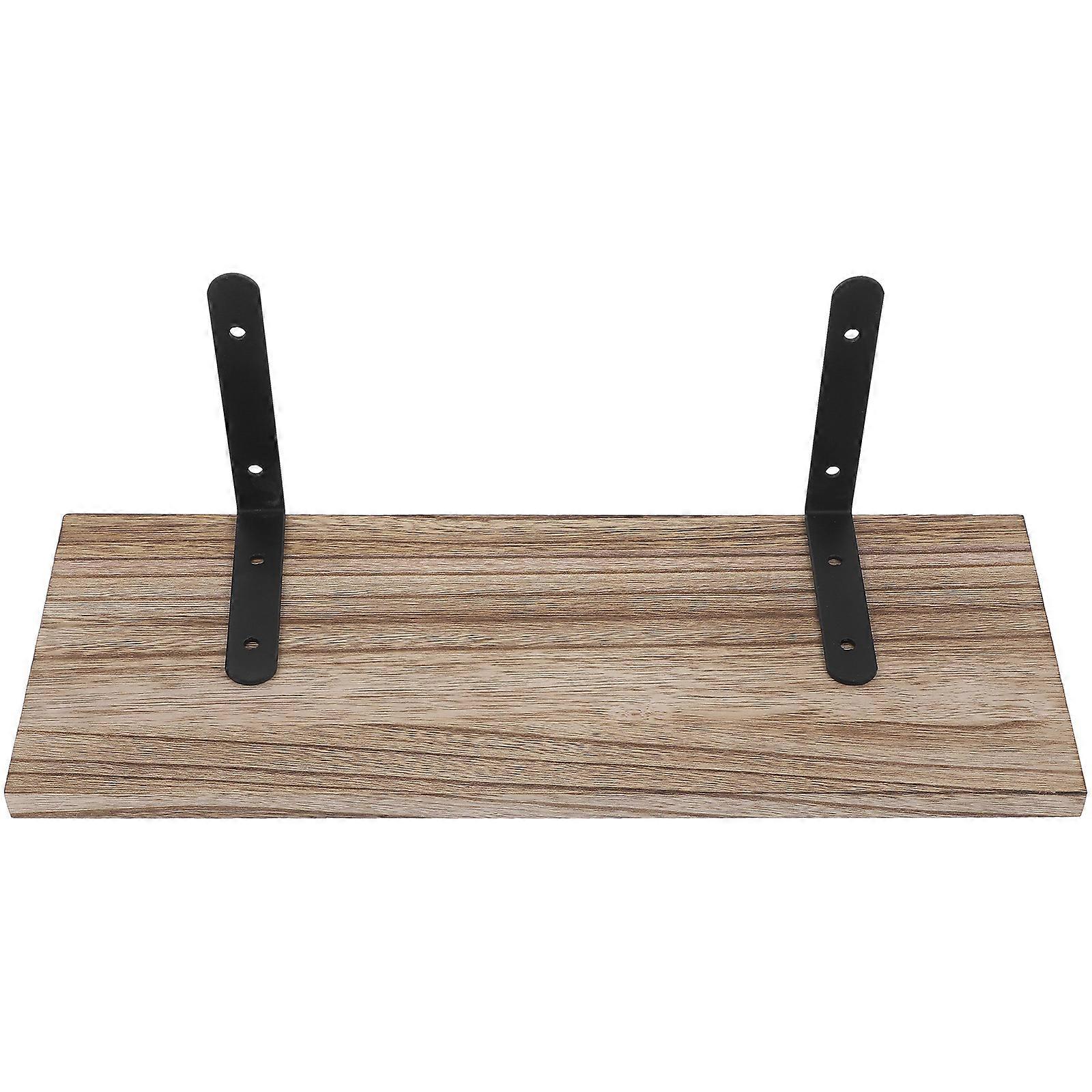 Wall Shelf Wood Floating Shelves for Storage 1Set Solid Wood Material
