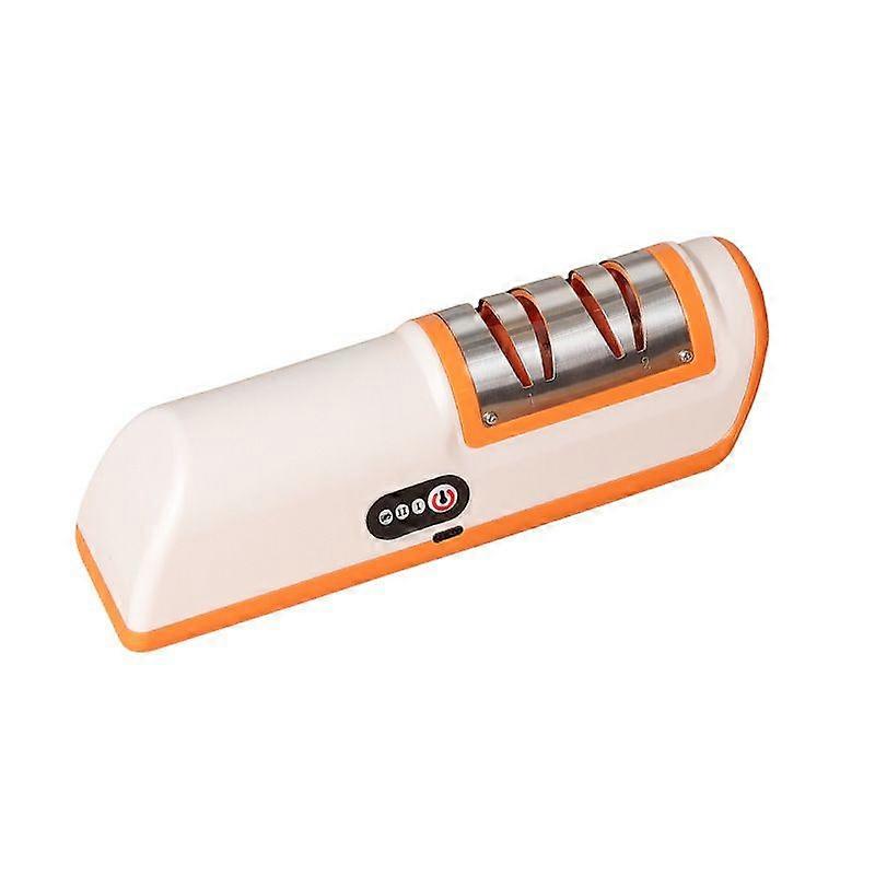 1pc Electric Knife Sharpener Multifunctional Automatic Professional 4 Gears Kitchen Electric Knife Sharpener Kitchen Accessories