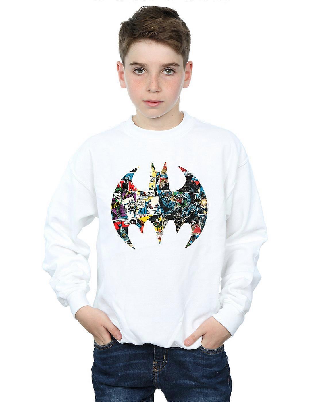 DC Comics jongens Batman Comic Book Logo Sweatshirt