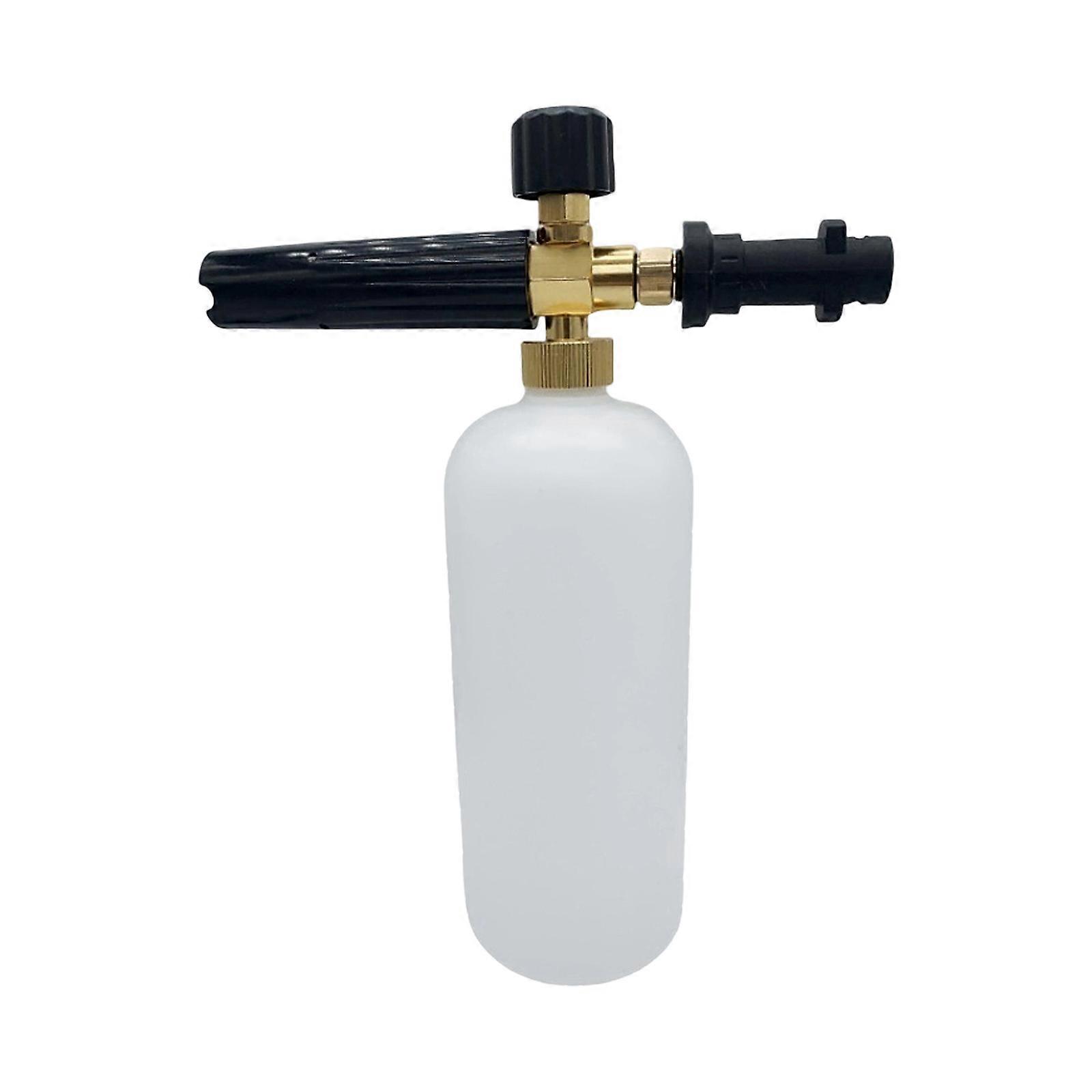 Adjustable Foam Cannons Sprayer with 1/4 Connector for Pressure Washer Variable Sprayer Patterns and 1L Capacity Multicolor