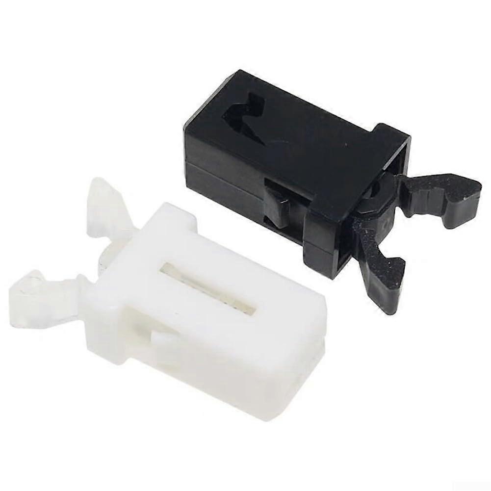 Trash Can Latch  Clips with Self Locking Switch, Plastic Touch Lid Replacement (Black, 10pcs)