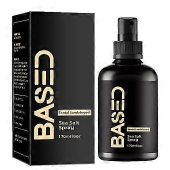 Spray de sal marinho para dar volume aos cabelos, spray texturizante e fortalecedor de 170 ml com vitamina B5 e algas marinhas