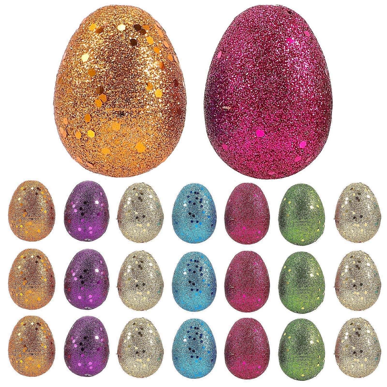 30pcs Creative Chocolate Candy Storage Box Easter Egg Shape Candy Organizer Party Supply