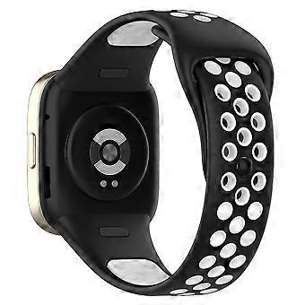 28mm Silicone Watch Strap for Xiaomi Redmi Watch 3/Mi Watch Lite 3 , Dual-color Smart Band Strap