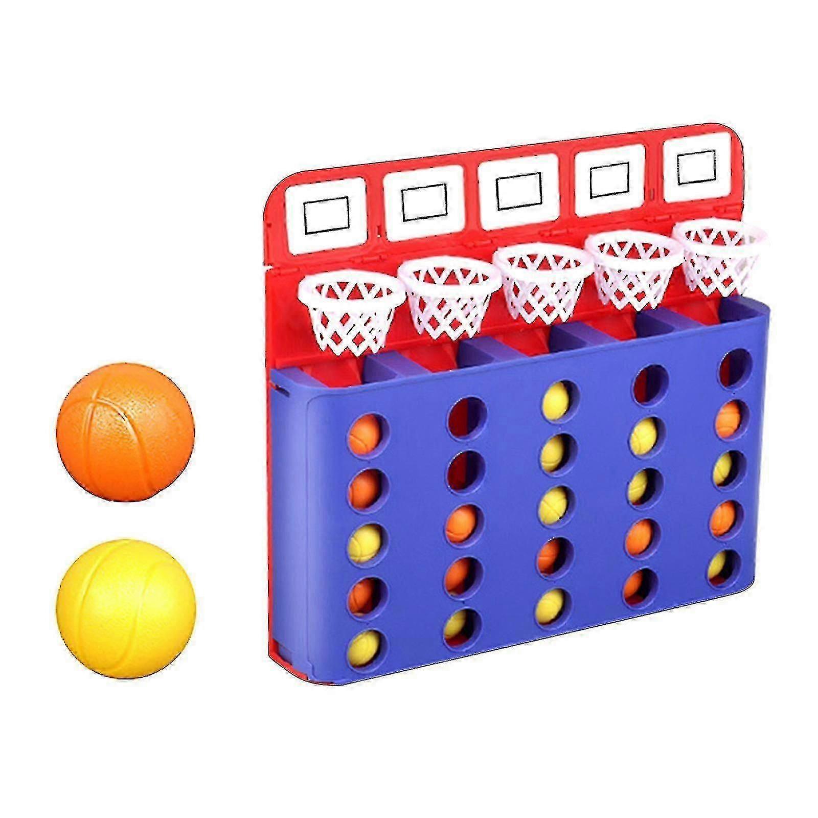 Desktop Fun Linking Shooting And Ball Game Machine Indoor 4 Consecutive Shots