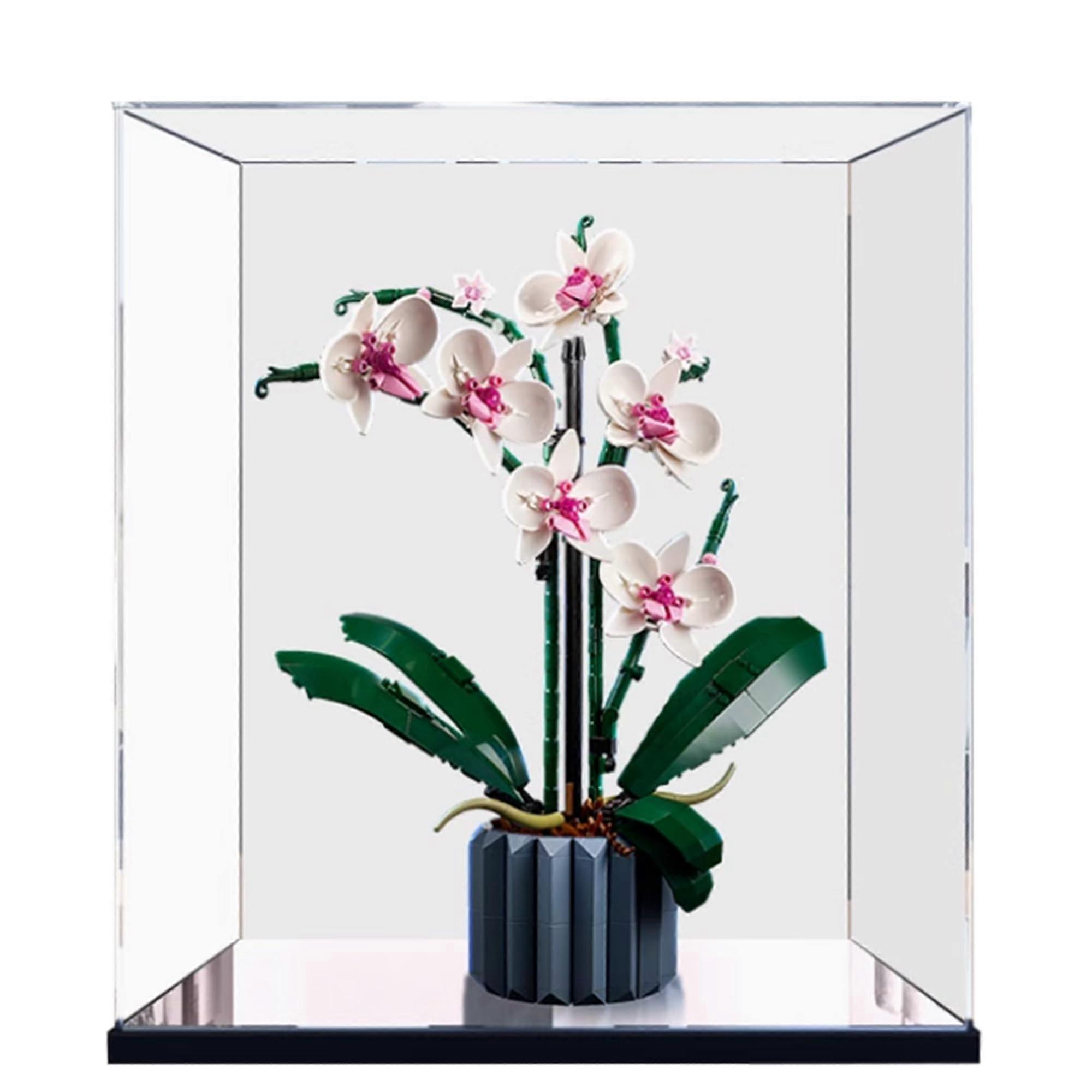 Display Case for  10311 Botanical Collection, Clear Acrylic DustProof Protective Box, Transparent