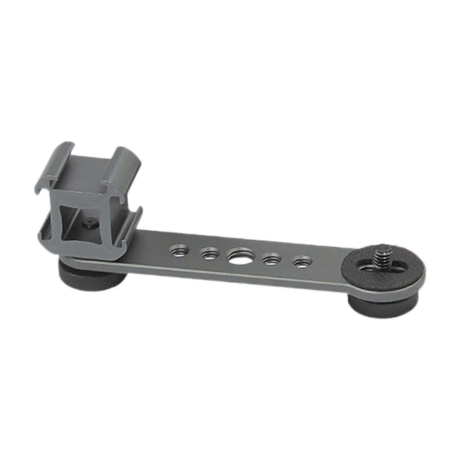 Camera Cold Shoe Mount Triple Adapter with 1/4 Inch Screw for Flash Microphone and Light Accessories