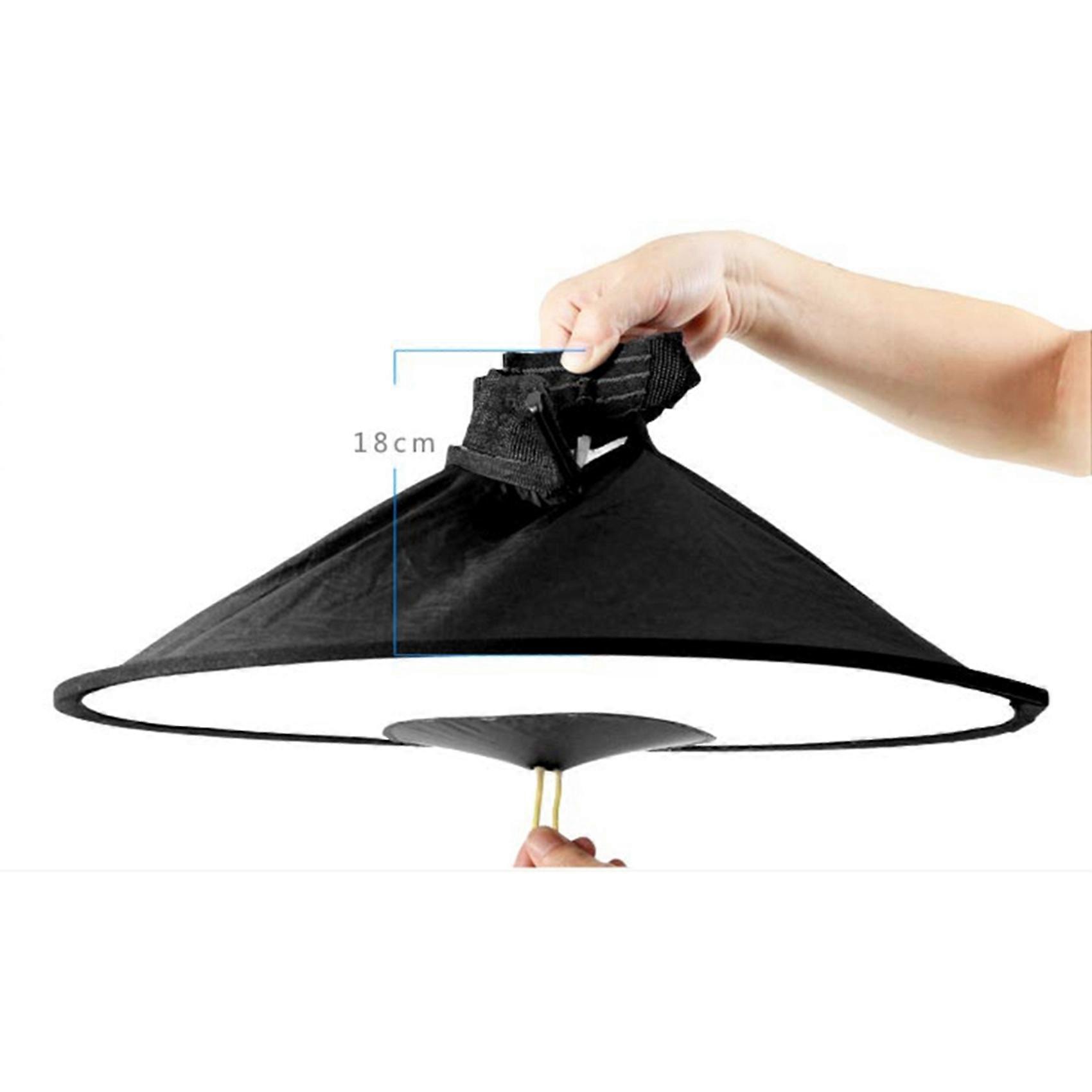 3X Universal 44cm Round Flash Softbox Portable Foldable Style Speedlite Diffuser Reflector Strap for Camera Flash