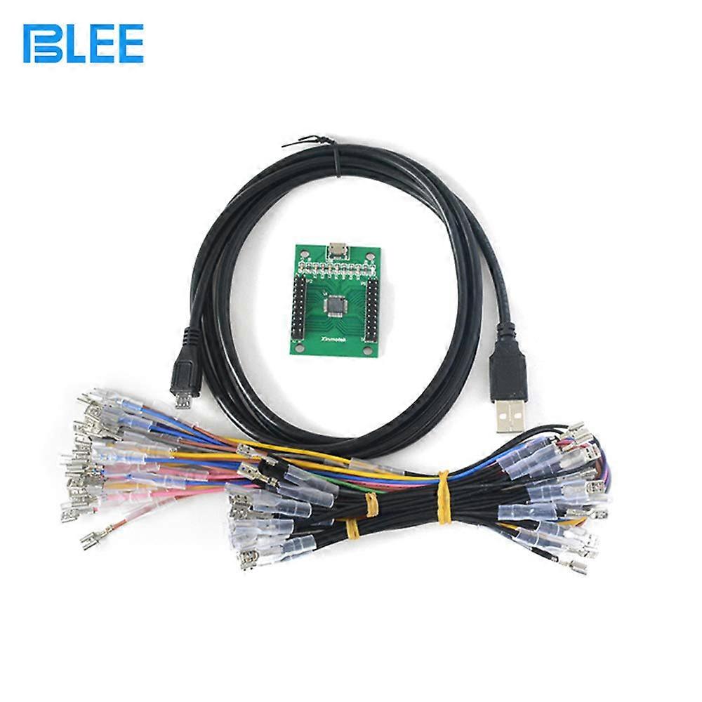 Arcade USB Interface PCB Kit for 2 Player MAME Gaming and Compatible with PS3, Dual Support Plug and Play
