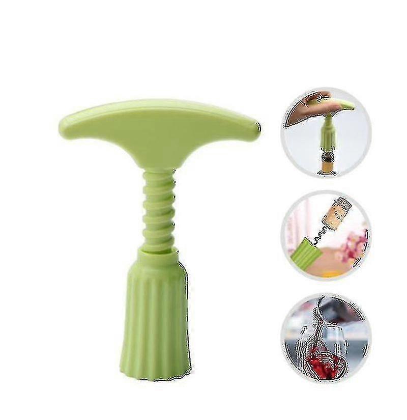 Multifunctional Wine Corkscrew,green