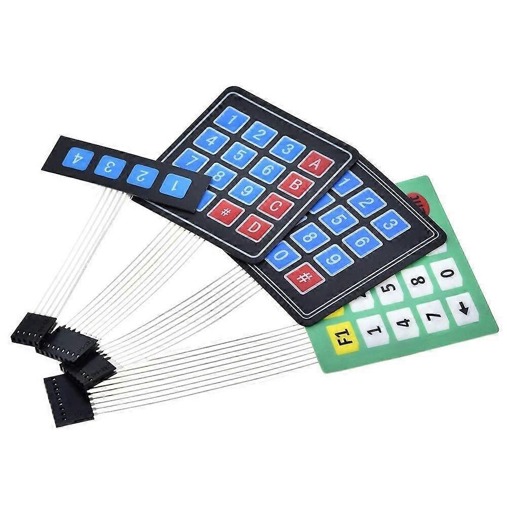 3x4 Membrane Matrix Keypad 12 Key Numeric Input for Arduino and Microcontroller Projects