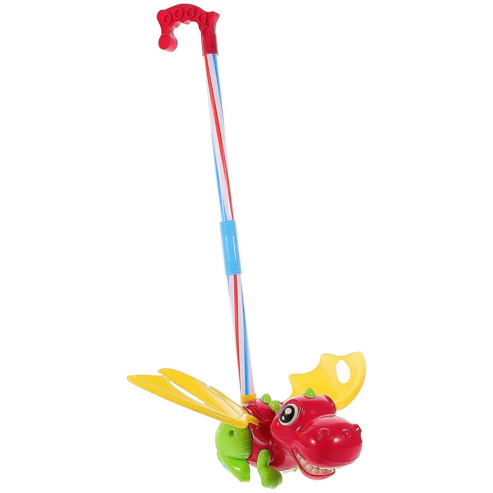 Dinosaur Push Walker for Toddlers with Balance Support and PushPull Mode Baby Walking Toy for First Steps