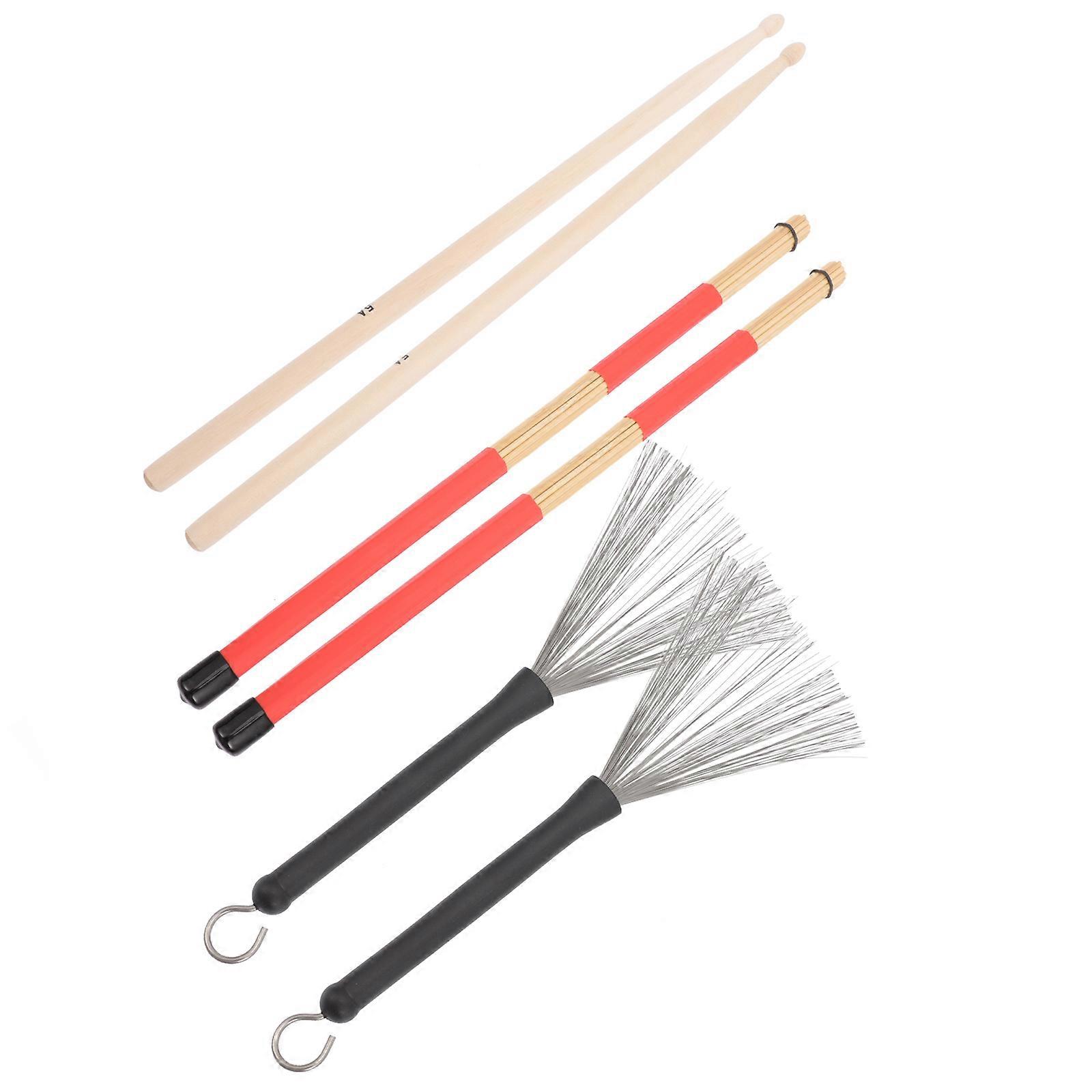 Brush Drum Accessories Drum Stick Jazz Drum Stage Performance 1Set
