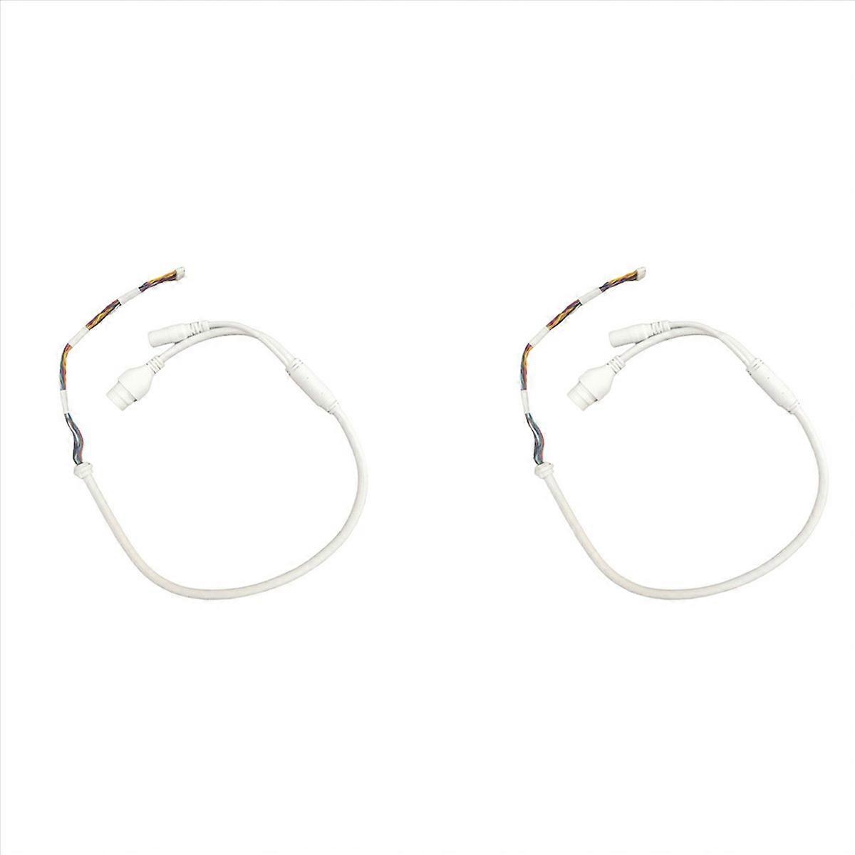 2X Ethernet LAN Cable 10 Pin 10 Core PoE RJ45 Network Cable for IP Camera, High-Speed Data Transfer