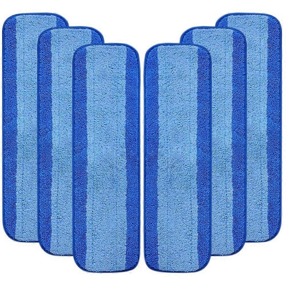 6 Pack Microfiber Cleaning Pads for Premium Spray Mop