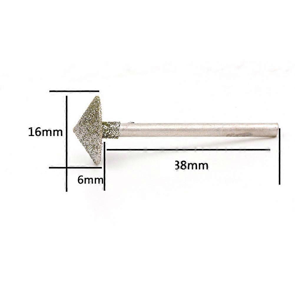 Silver Grinding Head Jewelry Tools 6Pcs for Precision Grinding