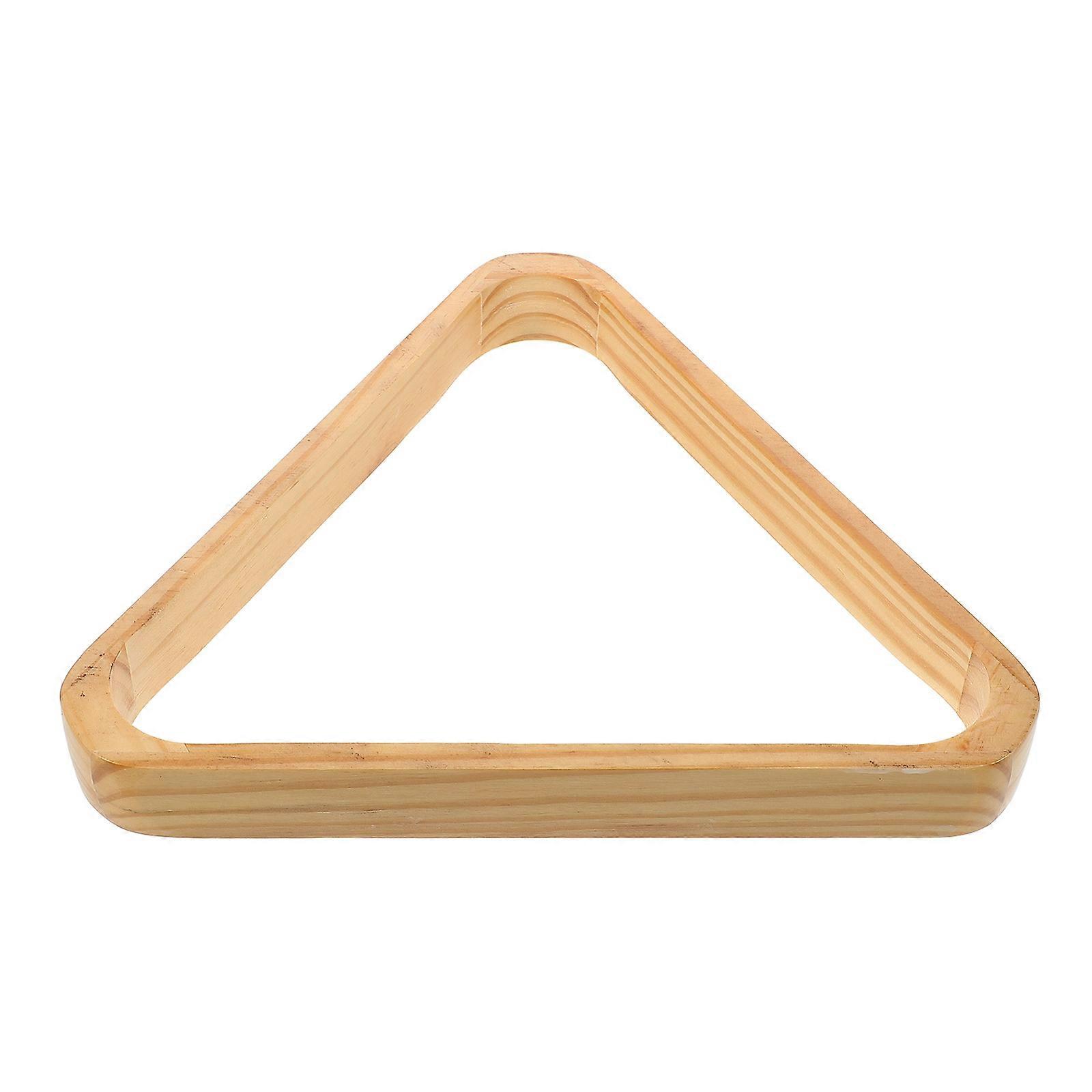 Billiard Ball Triangle Rack Set for Pool Table Use Solid Wood 3Pcs