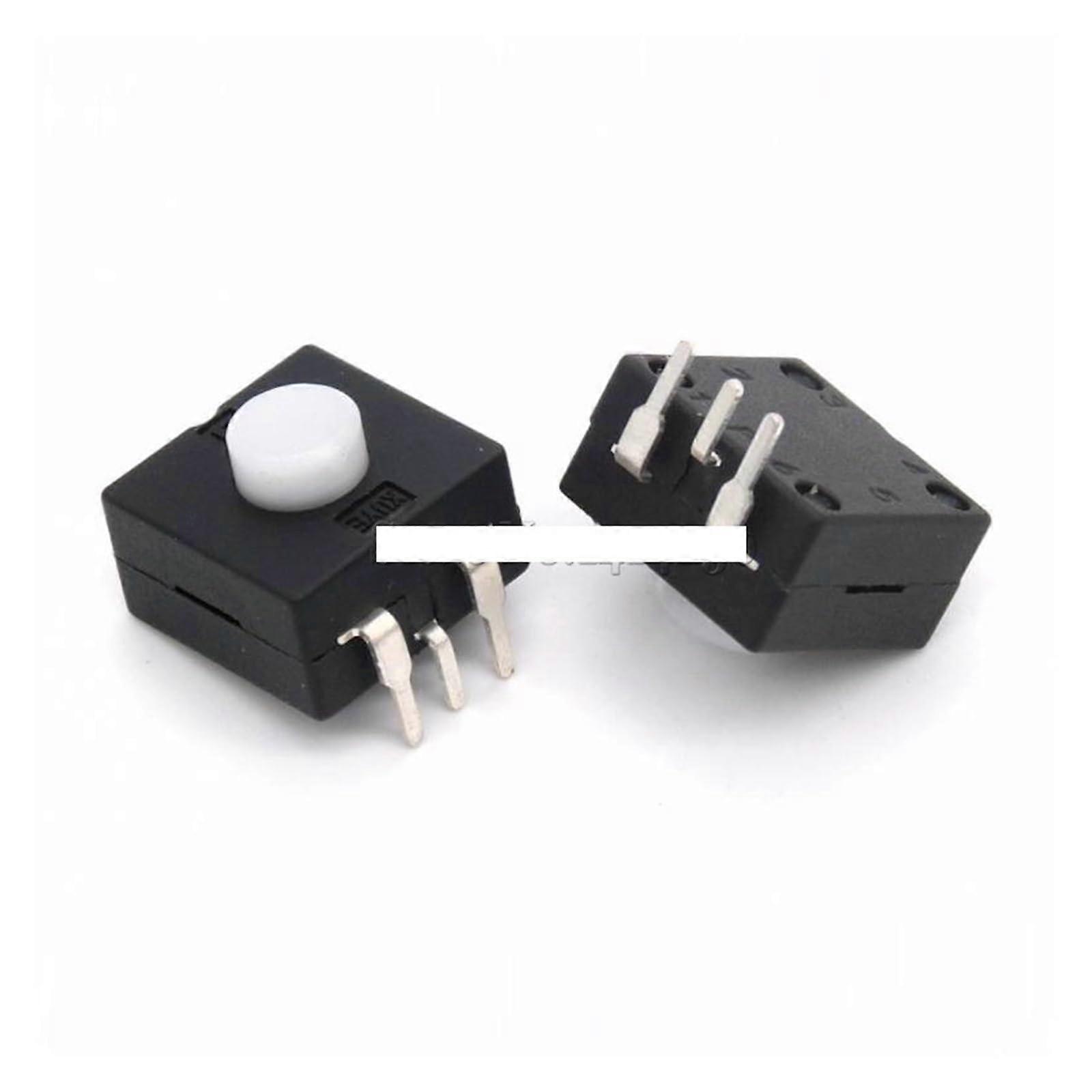 10PCS Flashlight Push Button Switch YY1212213YB 3Position ON ON OFF Dual On Modes