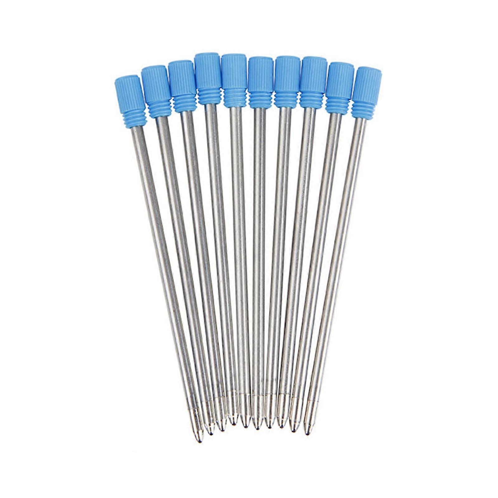 10Pcs Replaceable Ballpoint Pen Refills for Multifunction Pen, Metal Refils