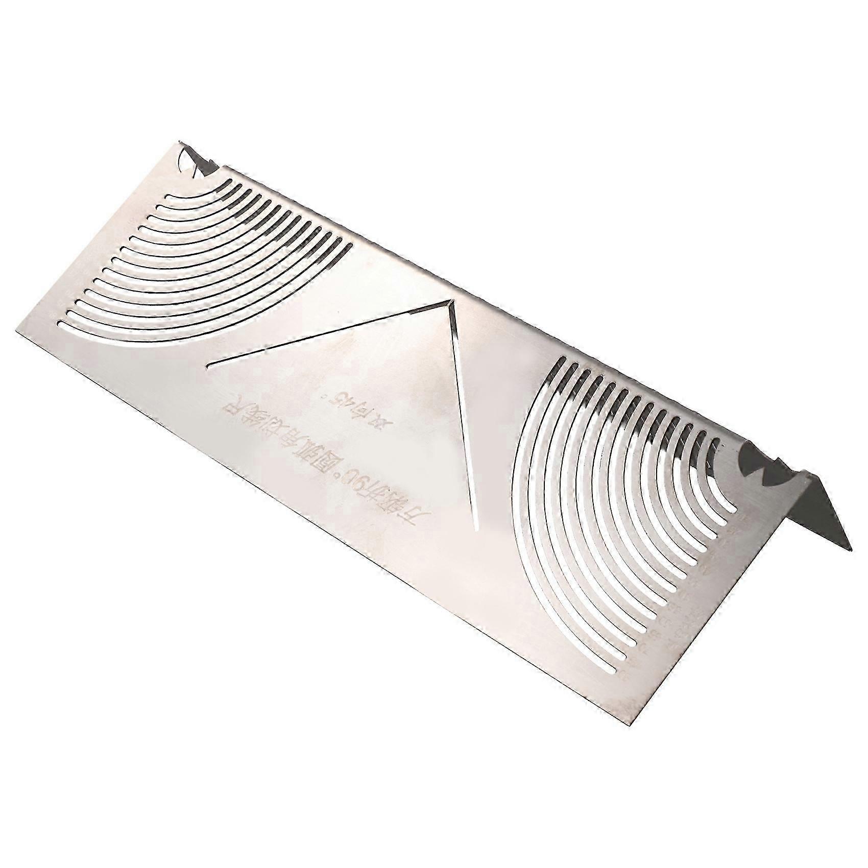 Angle & Arc Marking Tool Square Steel Folding Square Pipe Right Angle Arc Portable Tool Pipe Marking Welding Tool