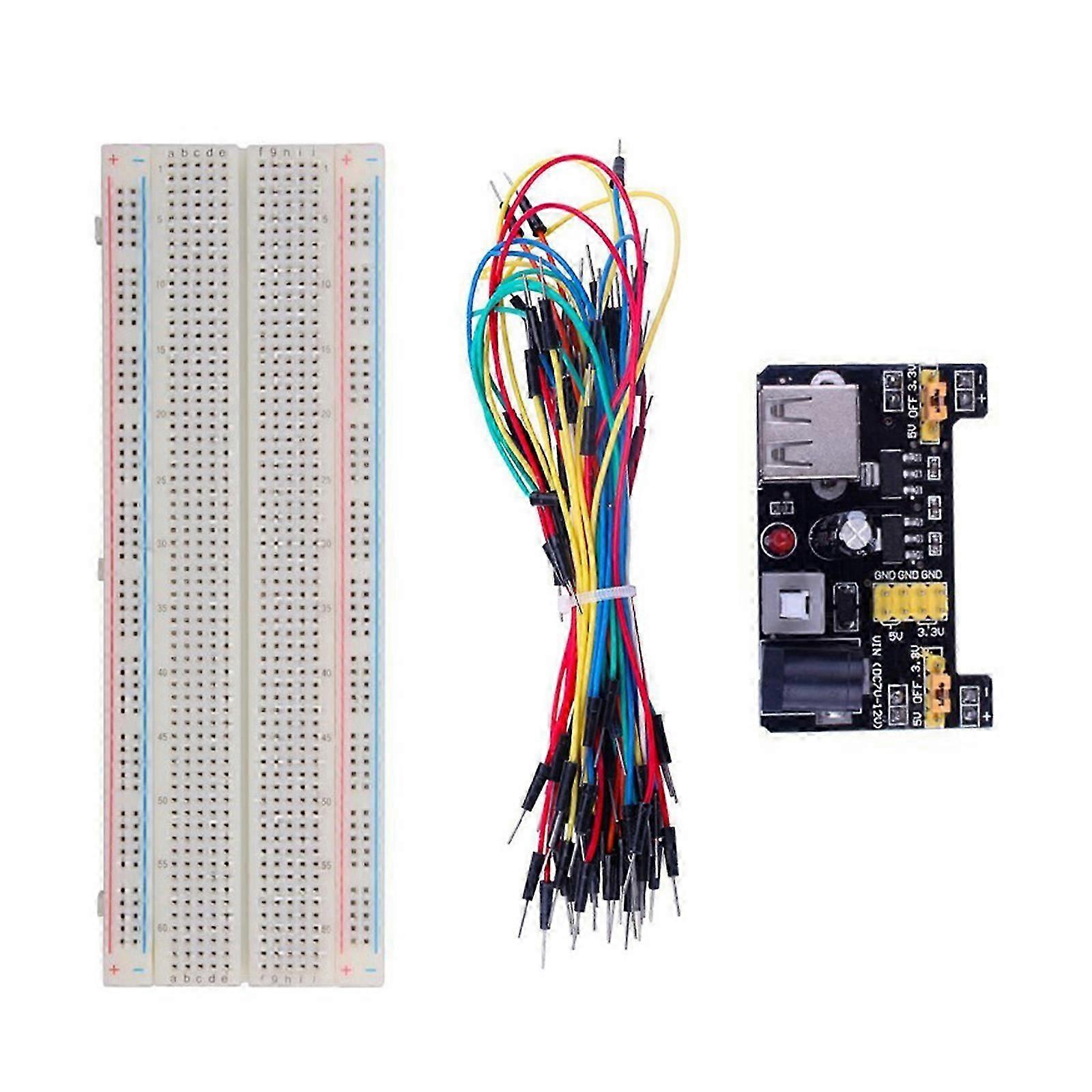 Mb102 Breadboard 830 Point Solderless Pcb Bread Board Test Development For Diy Electronic Projects